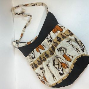 Handmade Kenyan gorgeous pattern cloth purse bag